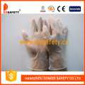 Guantes de trabajo, guantes transparentes para examen de vinilo, sin polvo (DPV701)